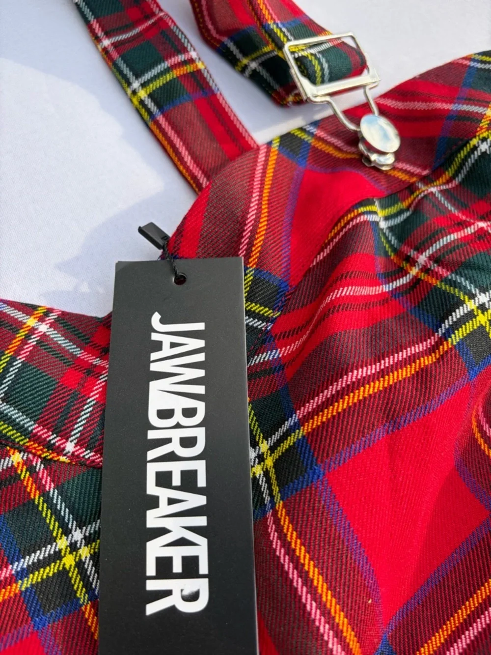 Hot Topic Jawbreaker Red Plaid Dress (XXL) Gothic Punk Grunge 1XL - Picture 3 of 6